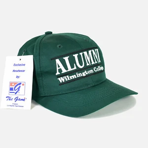 De colección Wilmington College Quakers Alumni Script Barra Dividida El Juego Snapback Sombrero - Imagen 1 de 5