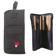 Rio Nylon Drumstick Bag Holder Carry Case Black -