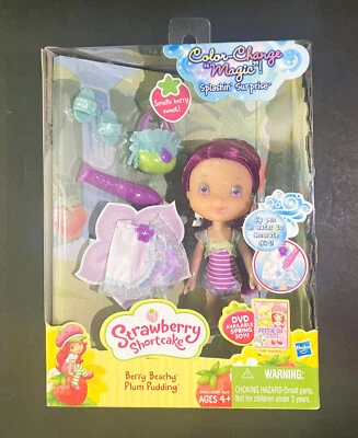 Muñeca de pudín de ciruela playera Strawberry Shortcake Berry cambio de color mágica CAJA NUEVA Foto 1 de 4