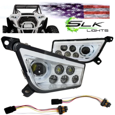 Faro LED Polaris RZR sin halo XP 1000, 900, general (blanco sin halo) Foto 1 de 4