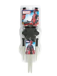 Deadpool Weapon Kit Fancy Dress Marvel Official Kit Adults Sword Backpack - Picture 1 of 4