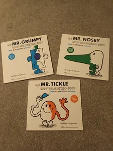Mr Men Copy Colouring Books - Mr Tickle, Mr Grumpy, Mr Nosey - New - Fast Del - Foto 1 di 3