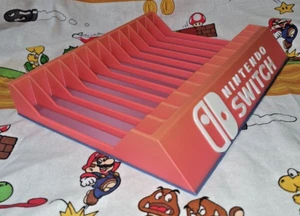 Nintendo Switch Video Game Case Holder Stand Storage Desktop Shelf Holds 12 Game - Picture 1 of 9
