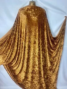 Vestido/artesanía/cojín/tela de cortina de terciopelo de cobre a rayas de alta calidad - Imagen 1 de 13