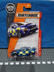 Matchbox DVK16 2016 MBX Subaru 2015 Impreza WRX STi 60/125 Police Battenberg - Picture 1 of 6