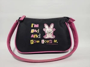 Happy Bunny Tim Benton I'm Bad And You Love It! Shoulder Bag Purse. - Picture 1 of 9