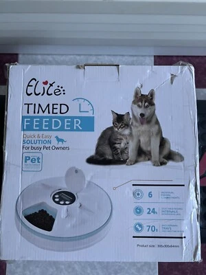 Comedero de mascotas automatico perro gato conejo - Imagen 1 de 4