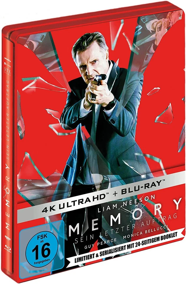 MEMORY *2022 *2 Disc STEELBOOK / Liam Neeson* NEW Region B (4K UHD) Blu Ray - Image 1 of 1