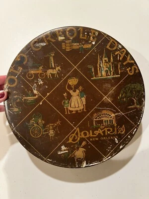 Rare Vintage SOLARI'S of New Orleans Advertising Tin "Old Creole Days" - Image 1 of 4