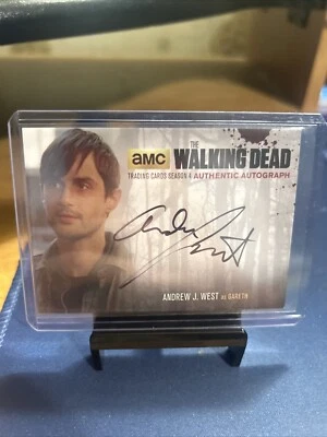 Tarjeta autógrafa Topps Walking Dead Actor Who Played Gareth nueva Foto 1 de 2