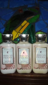 3x BATH and & BODY WORKS RARE HIBISCUS PARADISE SHEA LOTION LOT x3 - Bild 1 von 1