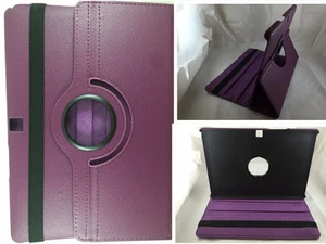 FUNDA + PROTECTOR PARA TABLET BQ AQUARIS M10 10" GIRATORIA 360º MORADO - Imagen 1 de 5