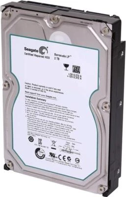Lot of 2 2TB 3.5" SATA II Seagate Barracuda LP ST32000542AS Desktop Hard Drive - Image 1 of 4