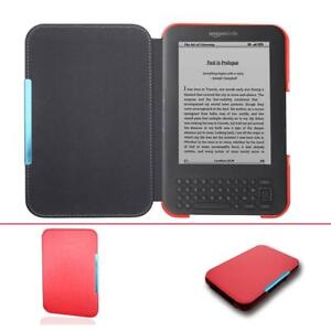 Ultra Slim Leather Cover Case For Kindle 3 3rd Gen Keyboard Ereader Kindle 3 3rd