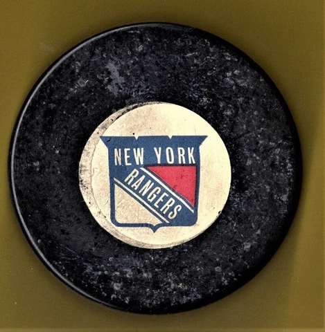 NEW YORK RANGERS VINTAGE NHL PUCK by Viceroy Manufacturing Cover