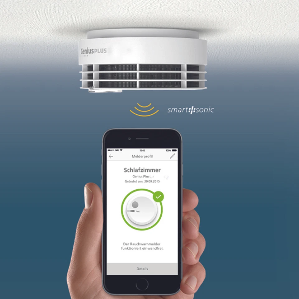 Hekatron Genius Plus Rauchmelder - Weiß (31-5000020-06-02)