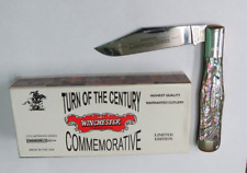 Winchester USA 18106 Coke Bottle Knife Abalone 2000 SN:023 Cartridge Shield .270