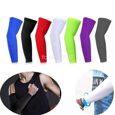 Niños Adultos Deporte Aire Libre Fitness Correr Ciclismo Baloncesto Brazo Codo Manga - Imagen 1 de 4