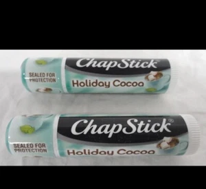 2-PACK CHAPSTICK HOLIDAY COCOA, BRAND NEW WITH FREE SHIPPING & FAST SHIP-OUT - Picture 1 of 1