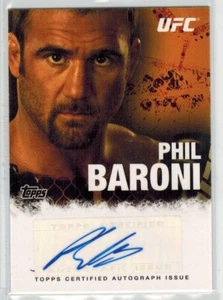 2010 Topps UFC Certified Autograph Issue Phil Baroni Signed Card Auto - Picture 1 of 2