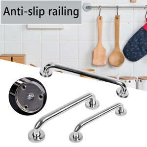 Stainless Steel Grab Bar Anti-Slip Handle Wall Mounting Towel Rail Bar Handrail
