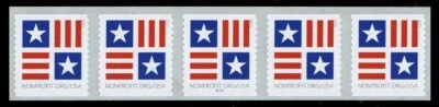 США #5756 var 5756A патриотический блок катушка PS5 PNC5 VF NH MNH B222 - Изображение 1 из 2