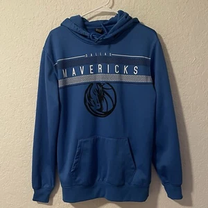 Dallas Mavericks Mens Small Hoodie Sweater Blue NBA Basketball - Picture 1 of 11
