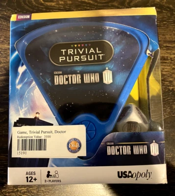 2009 Доктор Кто BBC Hasbro Trivial Pursuit карточная игра Trivia издание для путешествий - Изображение 1 из 4