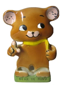 BEAR IN MIND Billetes de cerámica japonesa y soporte para bolígrafo / decoración de pared - Imagen 1 de 8