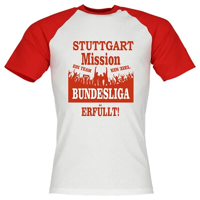 STUTTGART Aufstieg 1.Liga  T-Shirt Fussball Fan Shirt Bundesliga Cannstatt 2020 - Bild 1 von 2