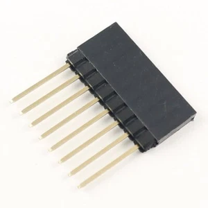 5Pcs 2.54mm Pitch 8 Long Pin Single Stackable Shield Female Header for Arduino - Picture 1 of 4