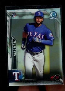 2016 Bowman Chrome #10 Nomar Mazara Refractor #/499 - Picture 1 of 2
