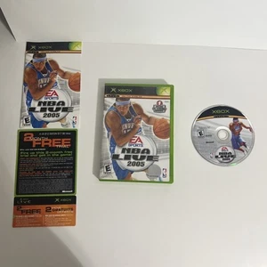 EA Sports NBA Live 2005 Xbox Game Complete Manual Case - Tested and Works  - Picture 1 of 10