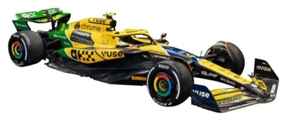 Bburago 1/43 Scale McLaren F1 Team MCL38 2024 Monaco GP Senna Special Edition - Image 1 of 3