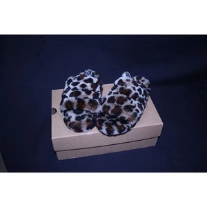 Diapositivas con estampado de leopardo Ugg Fluff Yeah - Talla 5 - Imagen 1 de 5