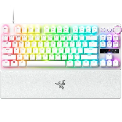 Razer Huntsman V3 Pro Tenkeyless Analog Optical Esports Gaming Keyboard White - Image 1 of 4