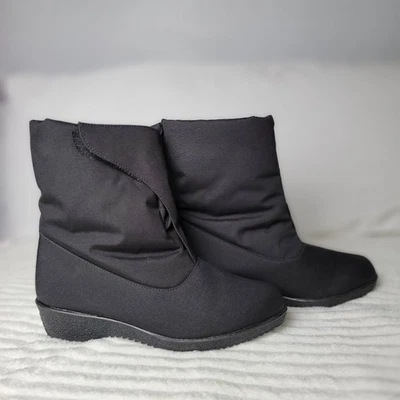 Calentadores de Puntera Negro Aislado Impermeable Invierno Botas de Nieve para Mujer’s 10W Hecho en Canadá Foto 1 de 4