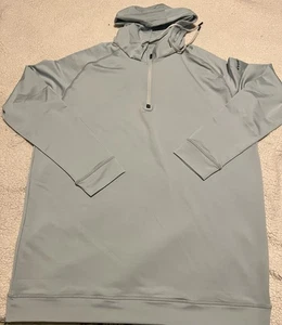 Sudadera con Capucha Swannies Golf Para Hombres XXL Lite Verde Azulado Col Vandyke 1/4 Cremallera Pullover Rendimiento - Imagen 1 de 6