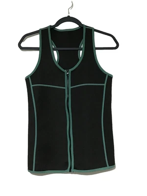 Chaleco de sauna Crane para mujer grande negro ejercicio entrenamiento térmico Foto 1 de 4