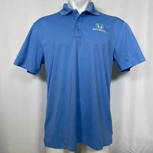 Hilfreiches Honda Händler Sport Tek blau Golf Performance Poloshirt Herren LARGE - Bild 1 von 12