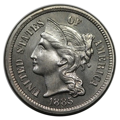 1885 3 Cent Nickel Proof - Image 1 of 2