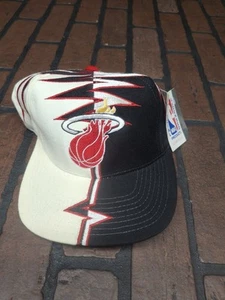 Vintage Miami Heat Starter “Shockwave” Snapback Hat - Picture 1 of 3
