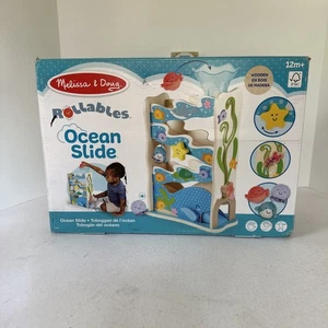 Melissa & Doug Rollables Ocean Slide Counter Wooden Play Set - NEW OPEN BOX - Picture 1 of 5