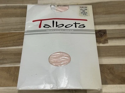 ✅Vintage ✅TALBOTS Pantimedias Transparentes Lycra Sedosa ✅ Sandalia ✅Rosa ✅Talla C Larga Foto 1 de 4