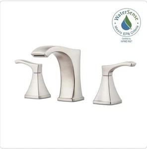 Pfister Venturi 8 inch Widespread 2-Handle Bathroom Faucet - Brushed Nickel - Picture 1 of 5