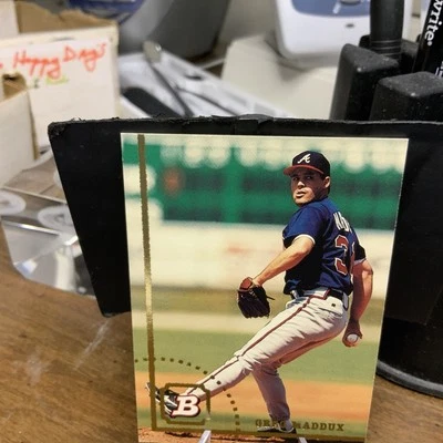 GREG MADDUX 1994 Topps Bowman #245 Atlanta Braves Base Baseball Card - Image 1 of 2