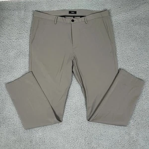 Theory Pants Mens 38 Gray Dress Flat Front Modern Slim Fit Trouser Made USA - Picture 1 of 6