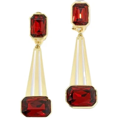 Pendientes Heidi Daus "Sunray" Tono Dorado Piedra Octogonal Gota-Topacio-NUEVO CON ETIQUETAS Foto 1 de 2