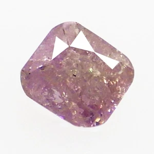0.08 Ct Topclass Cushion 100%Natural UnTreated Purplish Pink Diamond From Argyle - Picture 1 of 7