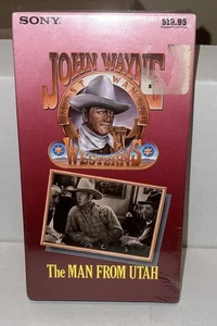 1934 The Man From Utah (VHS, 1985) John Wayne Most Wanted, New w/ Watermarks - Imagen 1 de 7